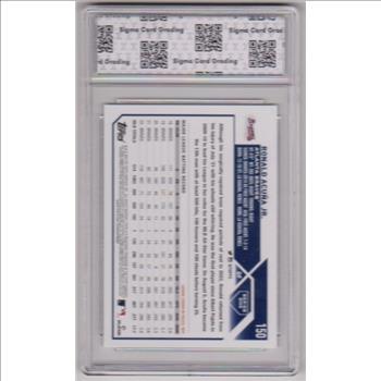 Graded Sigma Mint+ 9.5 - Ronald Acuna Jr. 2023 Topps #150 Card