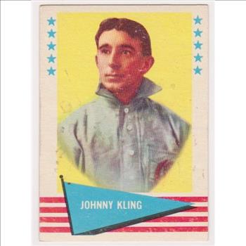 1961 Fleer Johnny Kling #52 Card