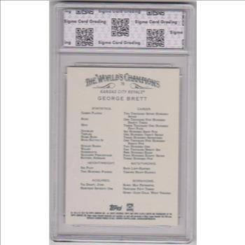 Graded Sigma Mint+ 9.5 - George Brett 2023 Topps Allen & Ginter #79 Card