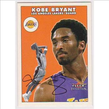 Kobe Bryant 2000-01 Fleer Tradition #125 Card