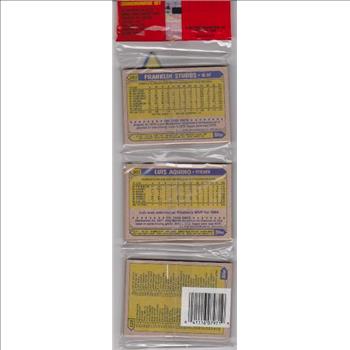 1987 Topps Baseball 49 Card Rack Pack w/ Kirby Puckett On Front