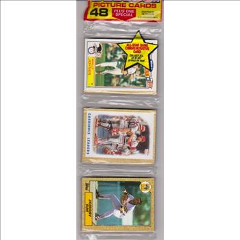  1987 Topps Baseball 49 Card Rack Pack w/ Nolan Ryan On Back