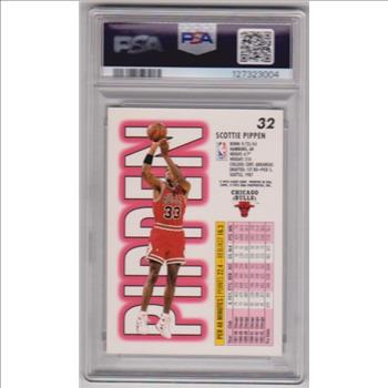 Graded PSA Mint 9 - Scottie Pippen 1993-94 Fleer #32 Card