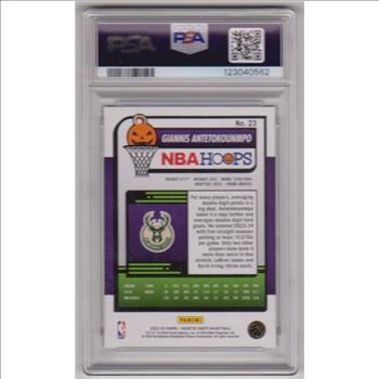 Graded PSA Mint 9 - Giannis Antetokounmpo 2023-24 Haunted Hoops #23 Card