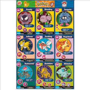 1999 Pokemon Master Trainer Collector Set Uncut 9 Card Uncut #11 Sheet