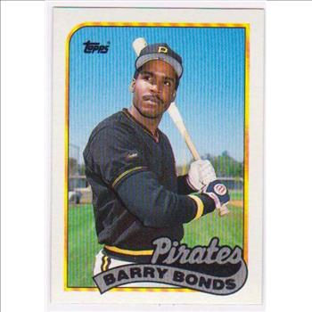 Wrong Back Error - BARRY BONDS 1989 Topps - Tough To Find