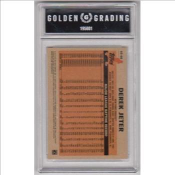 Graded GG Mint 9 - Derek Jeter 2018 Topps 35th Anniversary #83-68 Insert Card