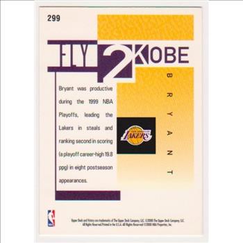 Kobe Bryant 2000 Upper Deck Victory #299 Card