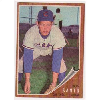 1962 Topps Ron Santo #170 Card - HOF'er