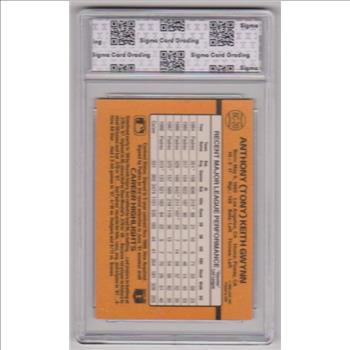 Graded Sigma Mint+ 9.5 - Tony Gwynn 1989 Donruss MVP #BC-20 Card