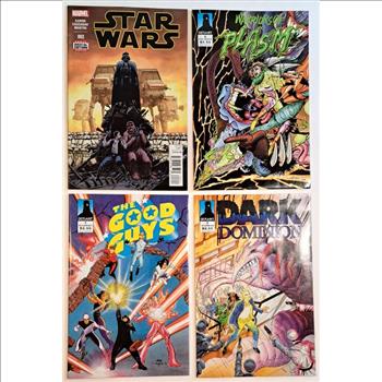 4 Different Comic Books - Star Wars #2 + More