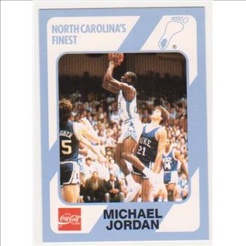 Michael Jordan 1989 North Carolina #18 College Card