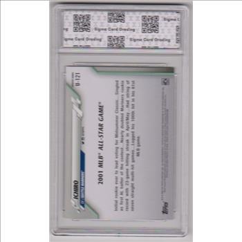 Graded Sigma Mint 9 - Ichiro Suzuki 2020 Topps Update #U-121 Card
