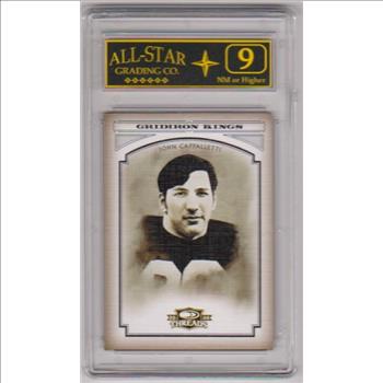 Graded 9 - John Cappalletti 2006 Donruss Gridiron Kings #CGK-5 Insert Card