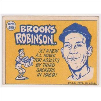1970 Topps Brooks Robinson #455 Card - HOF'er