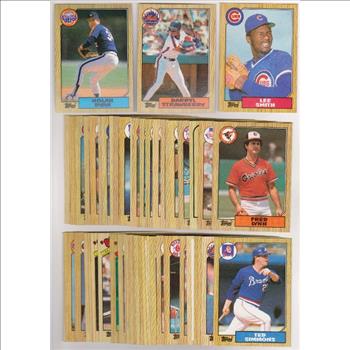 150 Different 1987 Topps Baseball Cards w/ Nolan Ryan + More