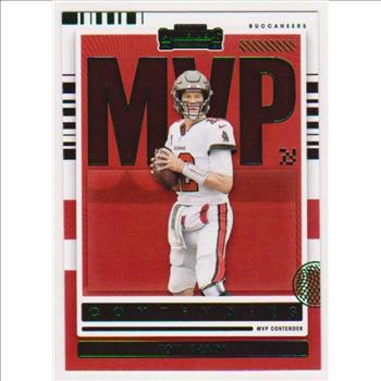 Tom Brady 2021 Panini Contenders MVP #MVP-TBR Insert Card