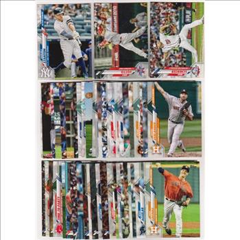 100 Different 2020 Topps Update Baseball Cards w/ Giancarlo Stanton + More