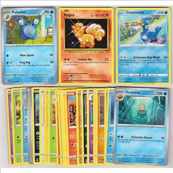 25 Different Pokemon Trading Cards w/ Poliwhirl + More