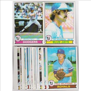 25 Different 1979 Topps Baseball Cards - Ron Cey + More
