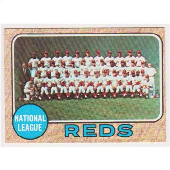 1968 Topps Cincinnati Reds #574 Team Card w/ Pete Rose + More