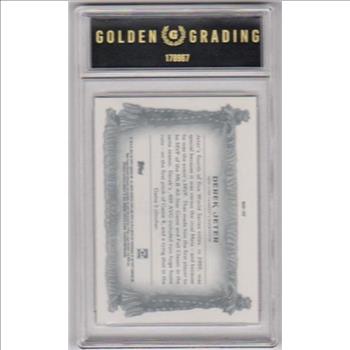 Graded GG Gem Mint 10 - Derek Jeter 2022 Topps Allen & Ginter Banner Season #BS-37 Insert Card