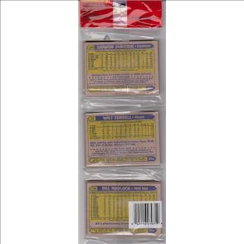  1987 Topps Baseball 49 Card Rack Pack w/ Ozzie Smith On Front