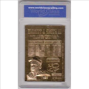 Graded Gem Mint 10 - Emmitt Smith 1995 Bleachers 23 Kt Gold Card
