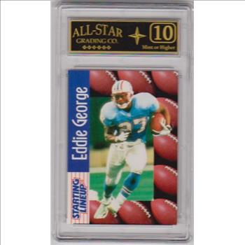 Graded 10 - Eddie George 1997 Starting Line Up Card