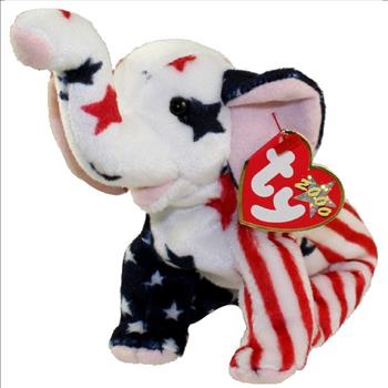 2000 Ty Beanie Baby RIGHTY THE ELEPHANT - New With Tags