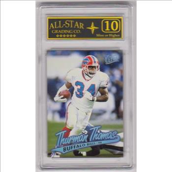 Graded 10 - Thurman Thomas 1997 Fleer Ultra #95 Card