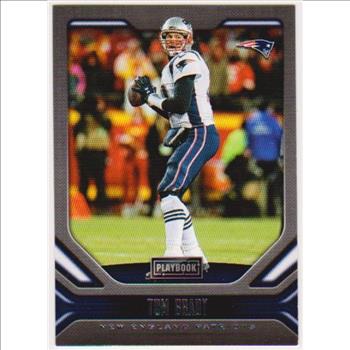 Tom Brady 2019 Panini Playbook #1 Card
