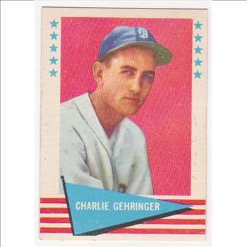 1961 Fleer Charlie Gehringer #32 Card - HOF'er