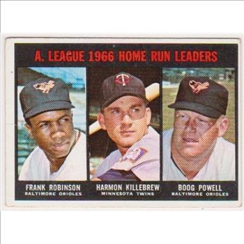  1967 Topps Frank Robinson/Harmon Killebrew/Boog Powell #243 Card