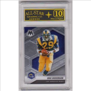 Graded 10 - Eric Dickerson 2021 Panini Mosaic #117 Card