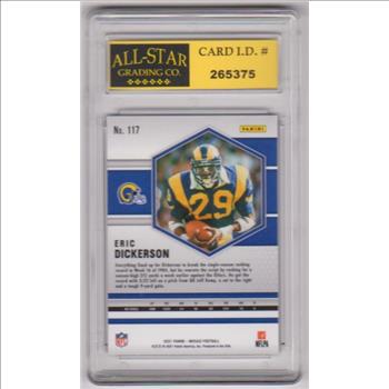 Graded 10 - Eric Dickerson 2021 Panini Mosaic #117 Card
