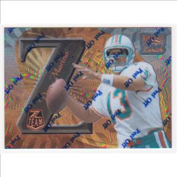 1997 Zenith Z-Team Dan Marino #ZT2 Promo Card