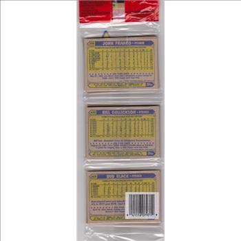 1987 Topps Baseball 49 Card Rack Pack w/ Dale Murphy On Front