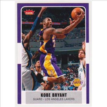Kobe Bryant 2007-08 Fleer #153 Card