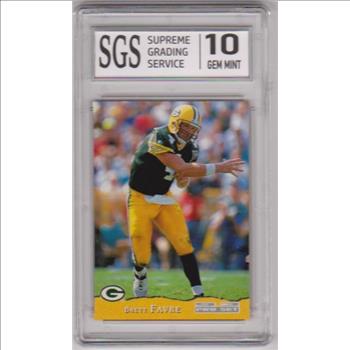 Graded Gem Mint 10 - Brett Favre 1993 Pro Set #152 Card