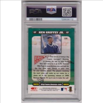 Graded PSA Mint 9 - Ken Griffey, Jr. 1998 Donruss #156 Card