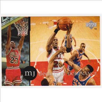 1994 Upper Deck MICHAEL JORDAN Rare Air 3.5x5 Jumbo Card #5 of 5