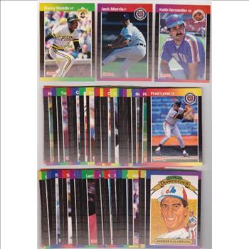 150 Assorted 1989 Donruss Baseball Cards w/ Stars - Barry Bonds + More