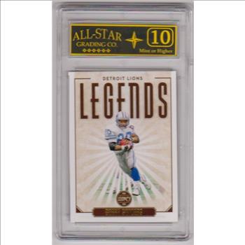 Graded 10 - Barry Sanders 2020 Panini Legacy #102 Card