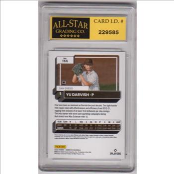 Graded 10 - Yu Darvish 2022 Donruss Libery #156 Card