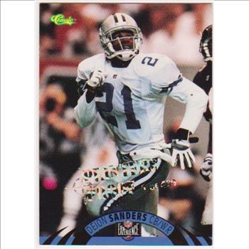 Only 499 Exist - Deion Sanders 1996 Classic NFL Experience Printers Proof #80 Insert Card