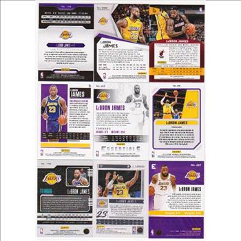 Lebron James Basketball Card Collection - 9 Different