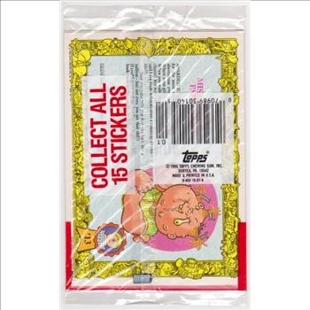 Sealed - 1986 Topps Garbage Pail Kids Giant Stickers Unopened Pack