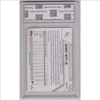 Graded Sigma Mint+ 9.5 - Bobby Witt Jr. 2024 Topps Trading Card Day #NTCD-B13 Card