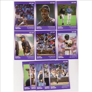 1990 Star Barry Bonds 11 Card Set